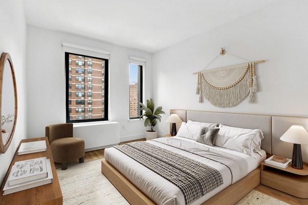 bedroom at The Rollins Apartments