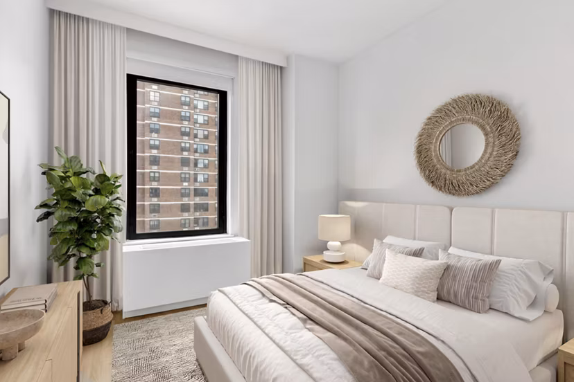 bedroom at The Rollins Apartments