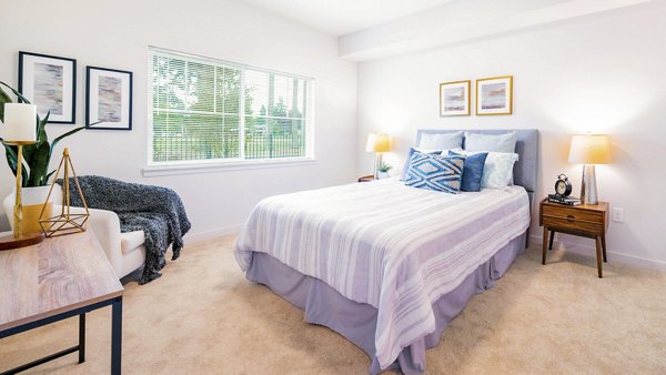 bedroom at Wellstone Apartments