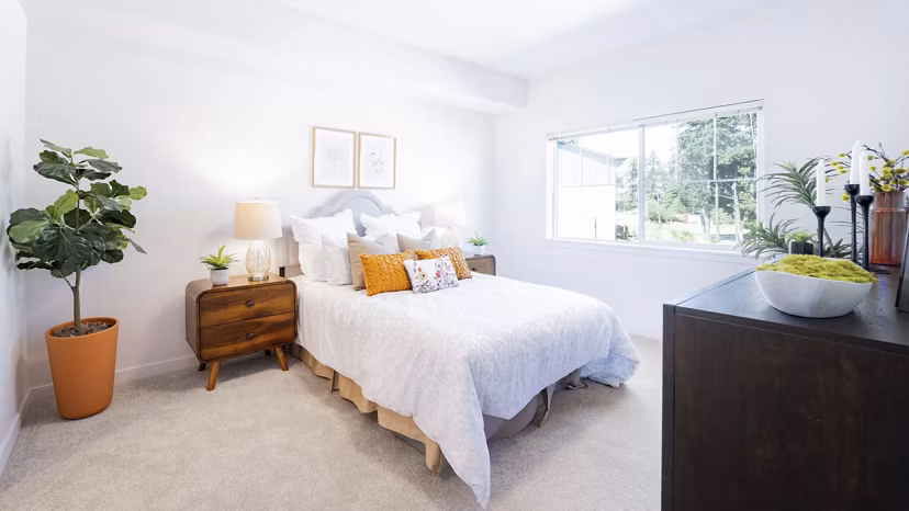 bedroom at Wellstone Apartments