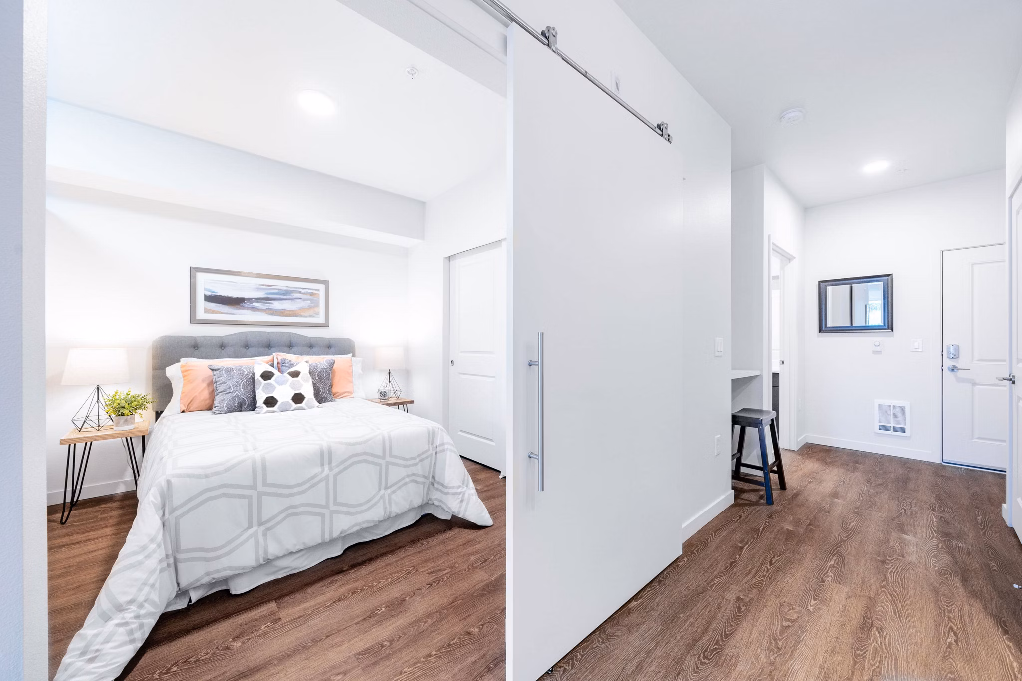 bedroom at Wellstone Apartments