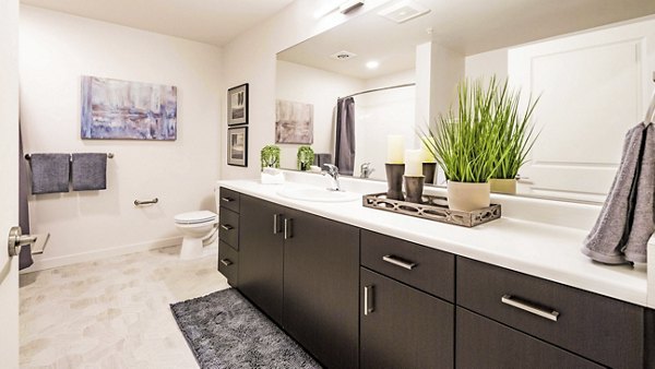 bathroom at Wellstone Apartments