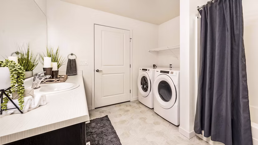 bathroom at Wellstone Apartments