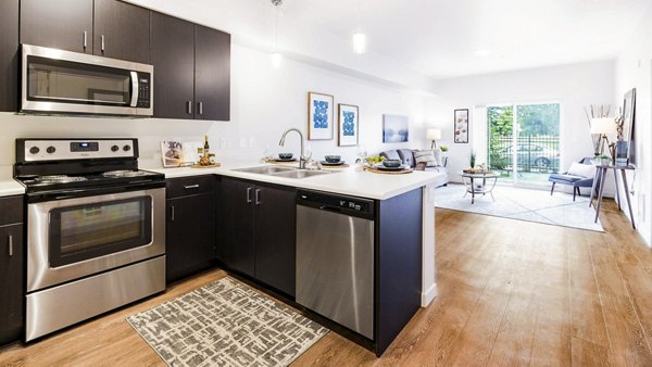 kitchen at Wellstone Apartments