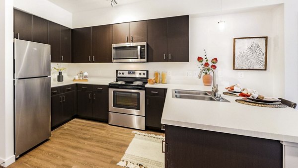 kitchen at Wellstone Apartments