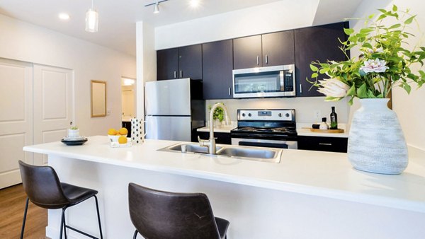 kitchen at Wellstone Apartments