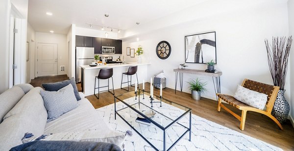 living room at Wellstone Apartments