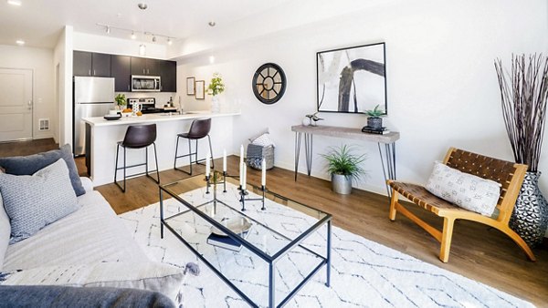 living room at Wellstone Apartments