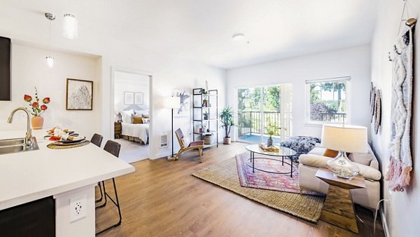 living room at Wellstone Apartments