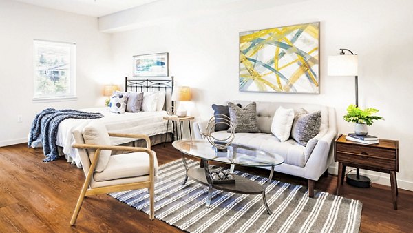 living room at Wellstone Apartments