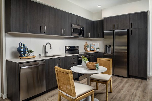dining room at Alta Merita Apartments