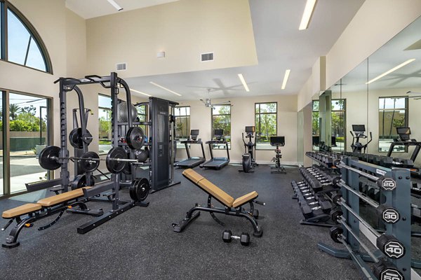 fitness center at Alta Merita Apartments