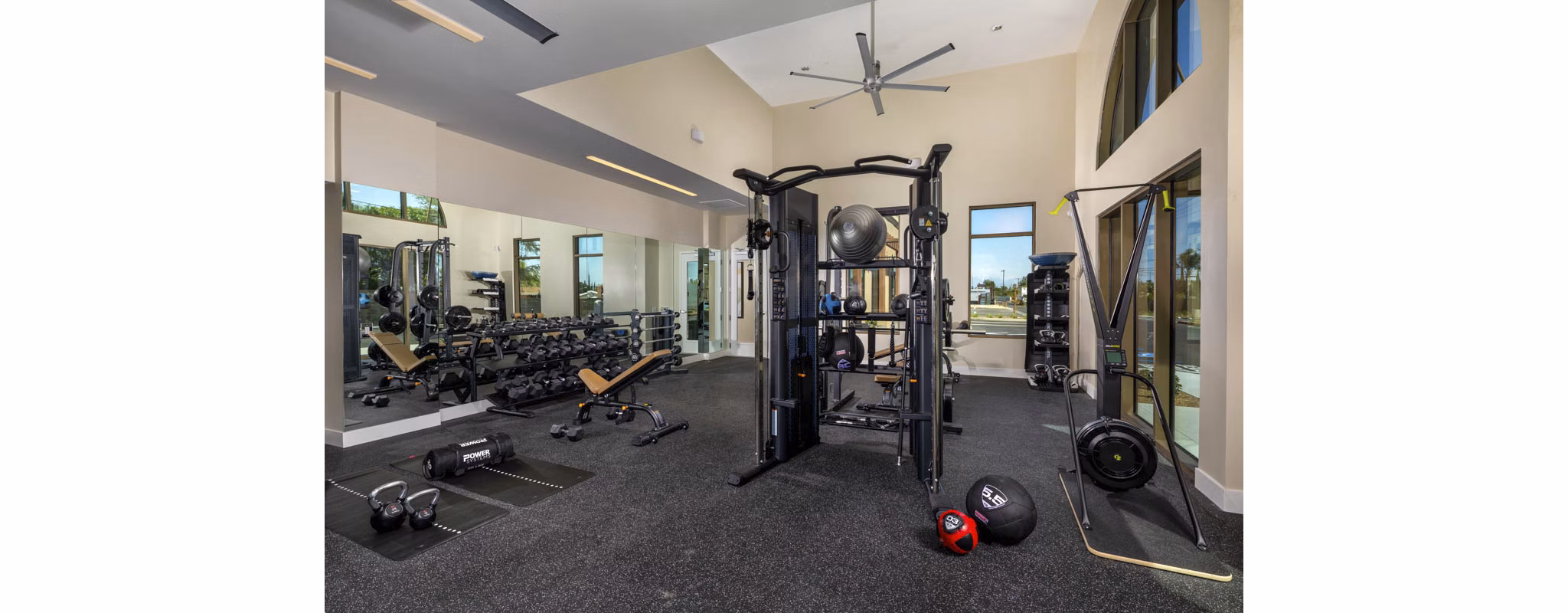 fitness center at Alta Merita Apartments
