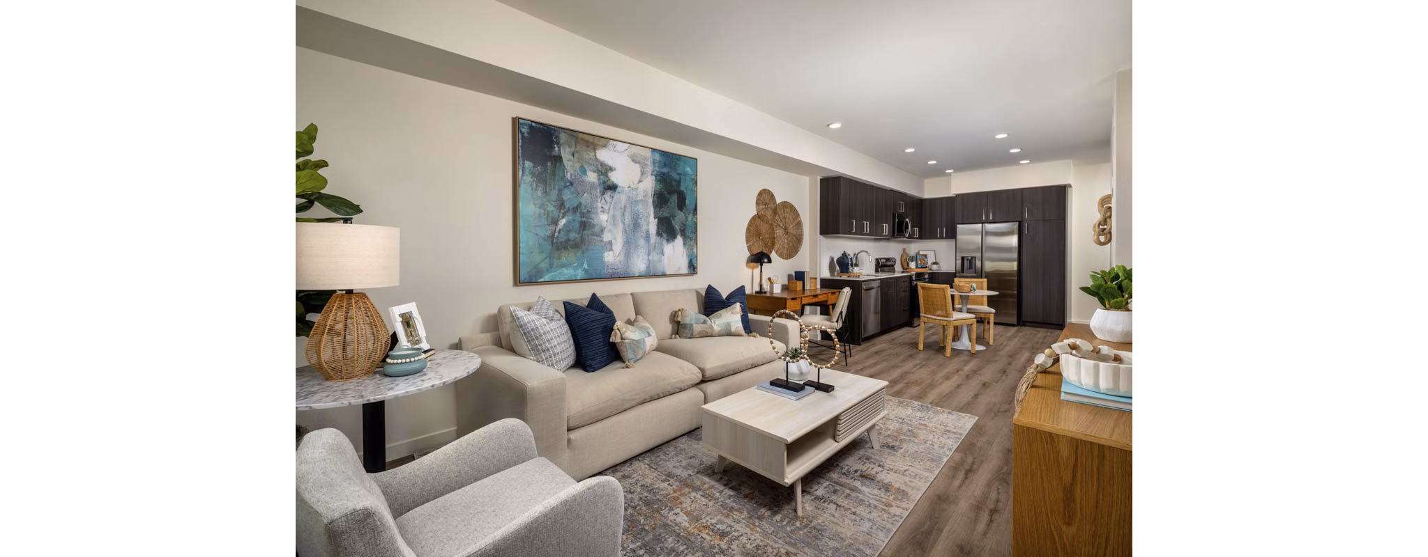 living room at Alta Merita Apartments