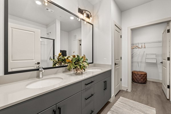 bathroom at Oasis at The Lock at Flatirons Apartments