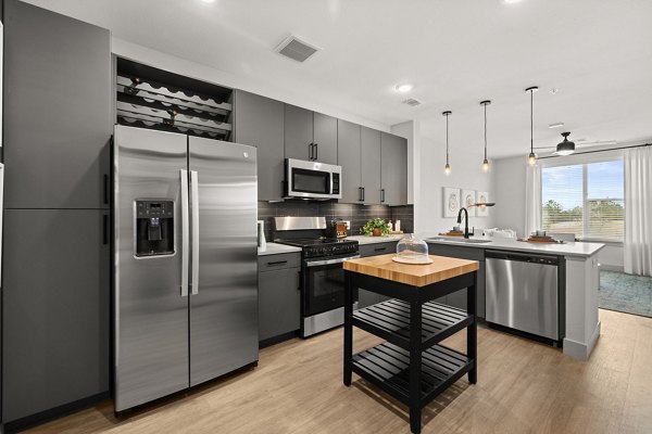 kitchen at The Lock at Flatirons Apartments