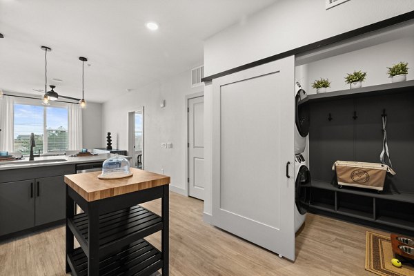 kitchen at The Lock at Flatirons Apartments