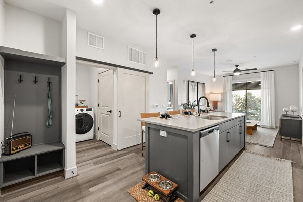 kitchen at The Lock at Flatirons Apartments