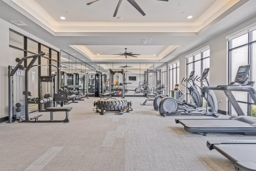 fitness center at Alta Monarch Crossing Apartments
