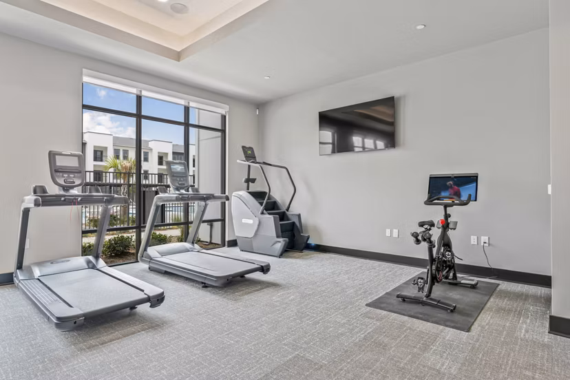 fitness center at Alta Monarch Crossing Apartments