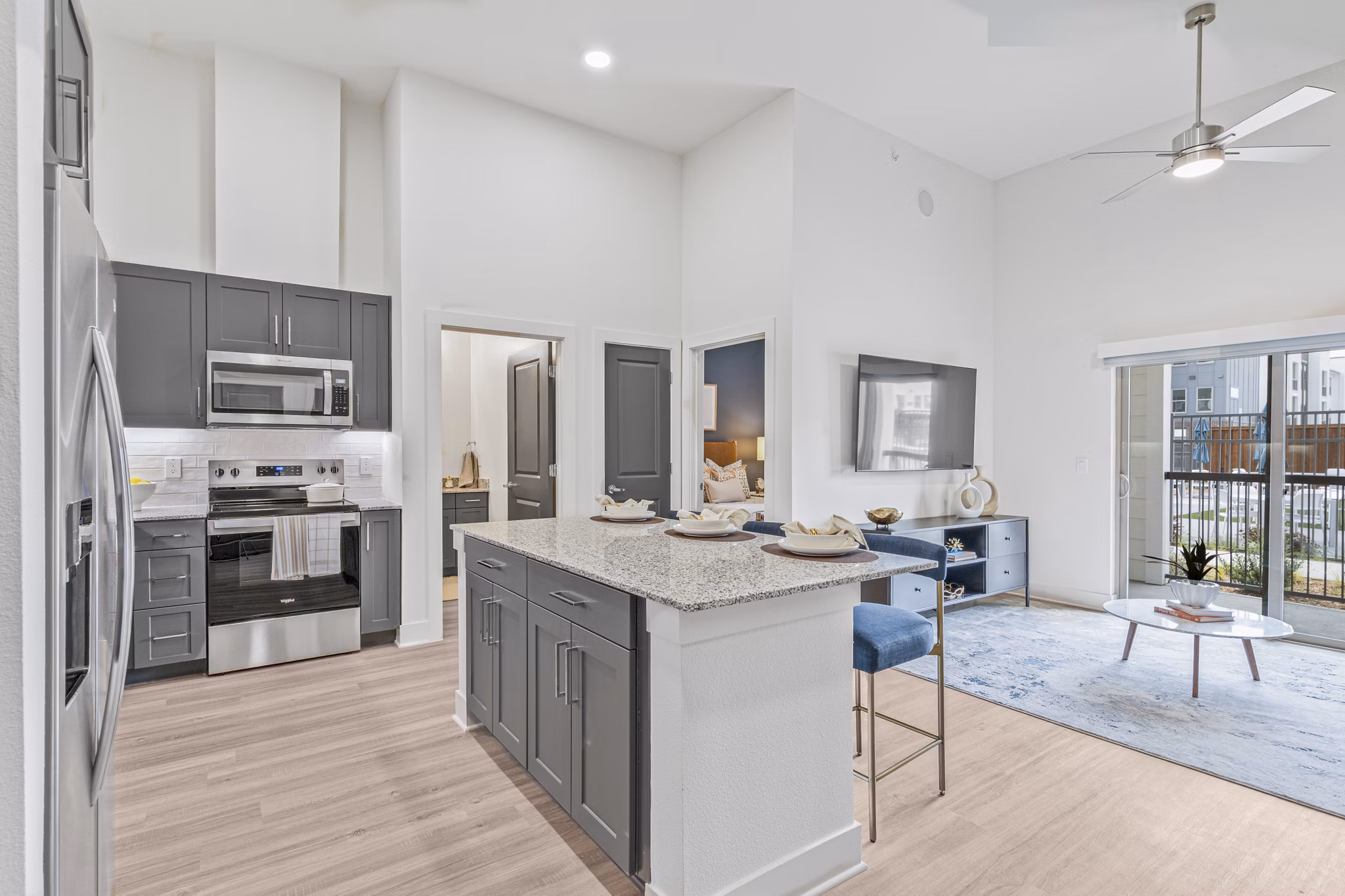 kitchen at Alta Monarch Crossing Apartments