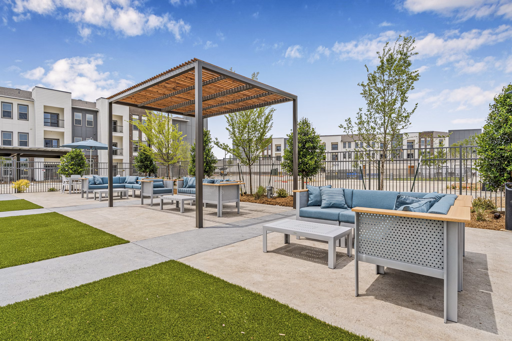 patio at Alta Monarch Crossing Apartments