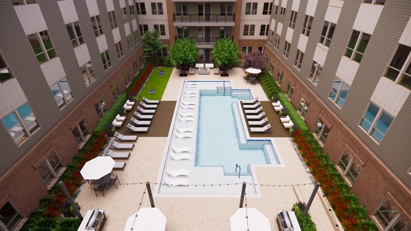 rendering for The Flynn at Live Oak Apartments