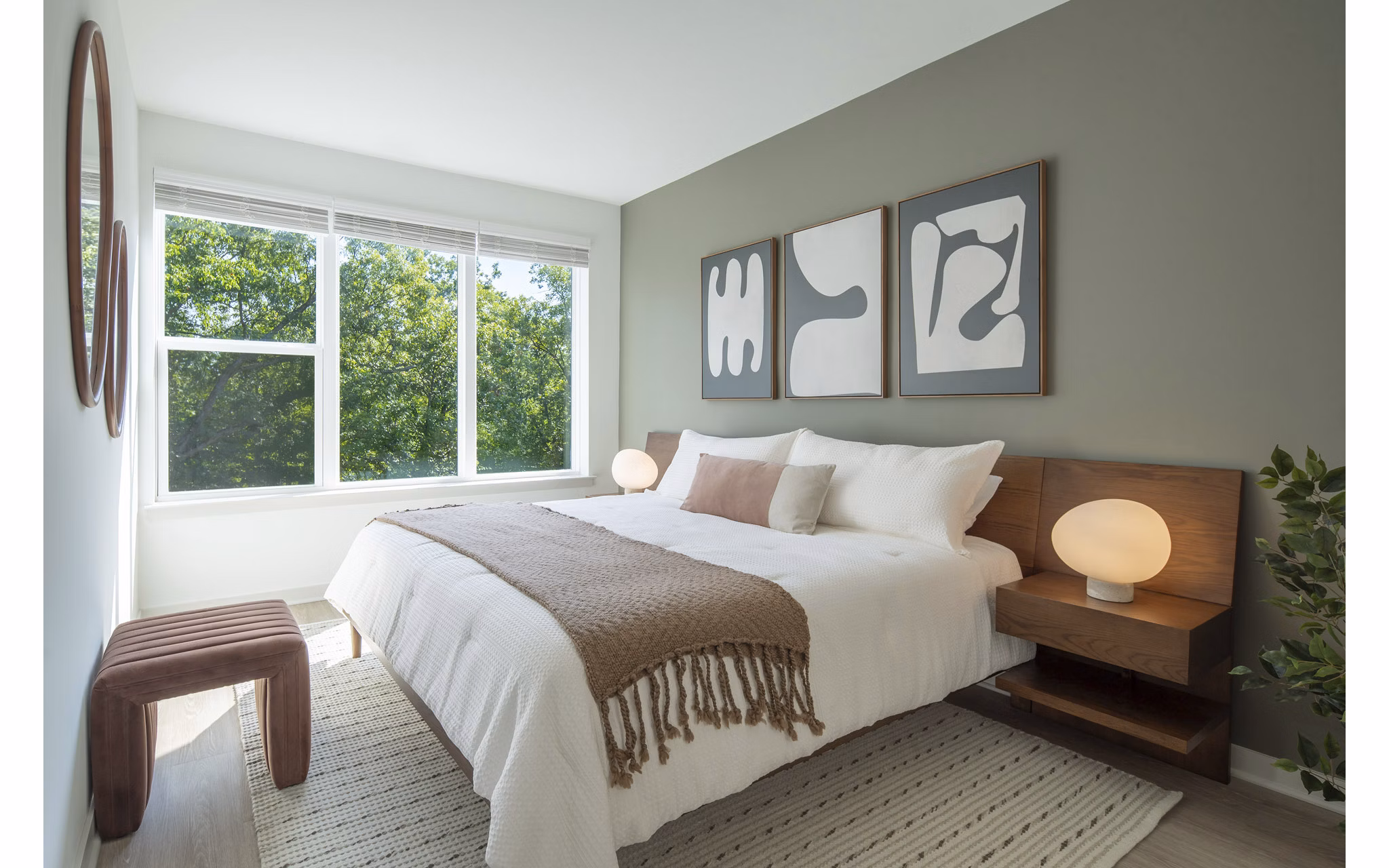 bedroom at Wyattl Apartments