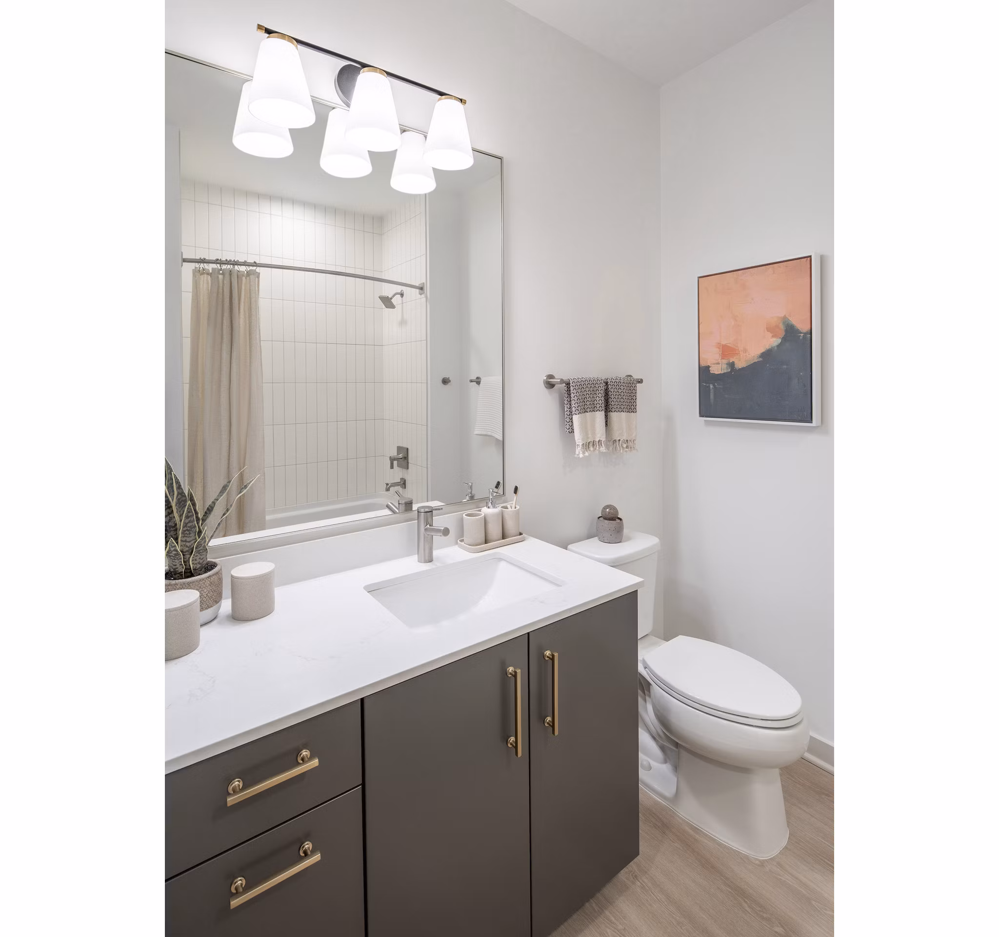 bathroom at Wyatt Apartments