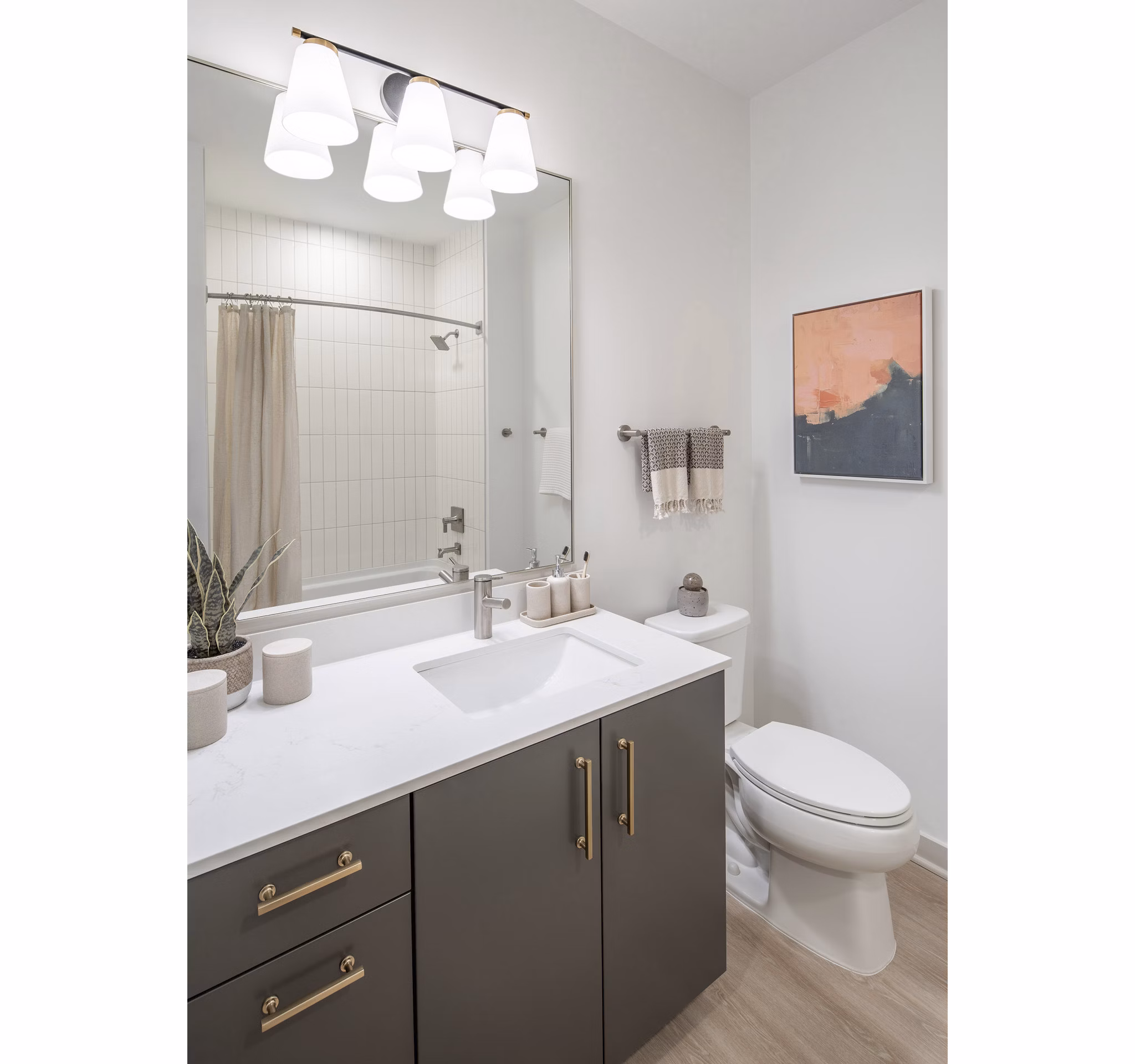 bathroom at Wyatt Apartments