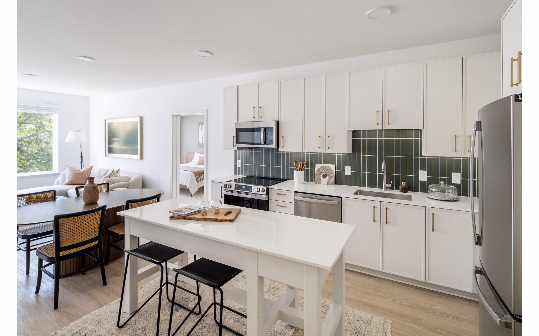 kitchen at Wyatt Apartments