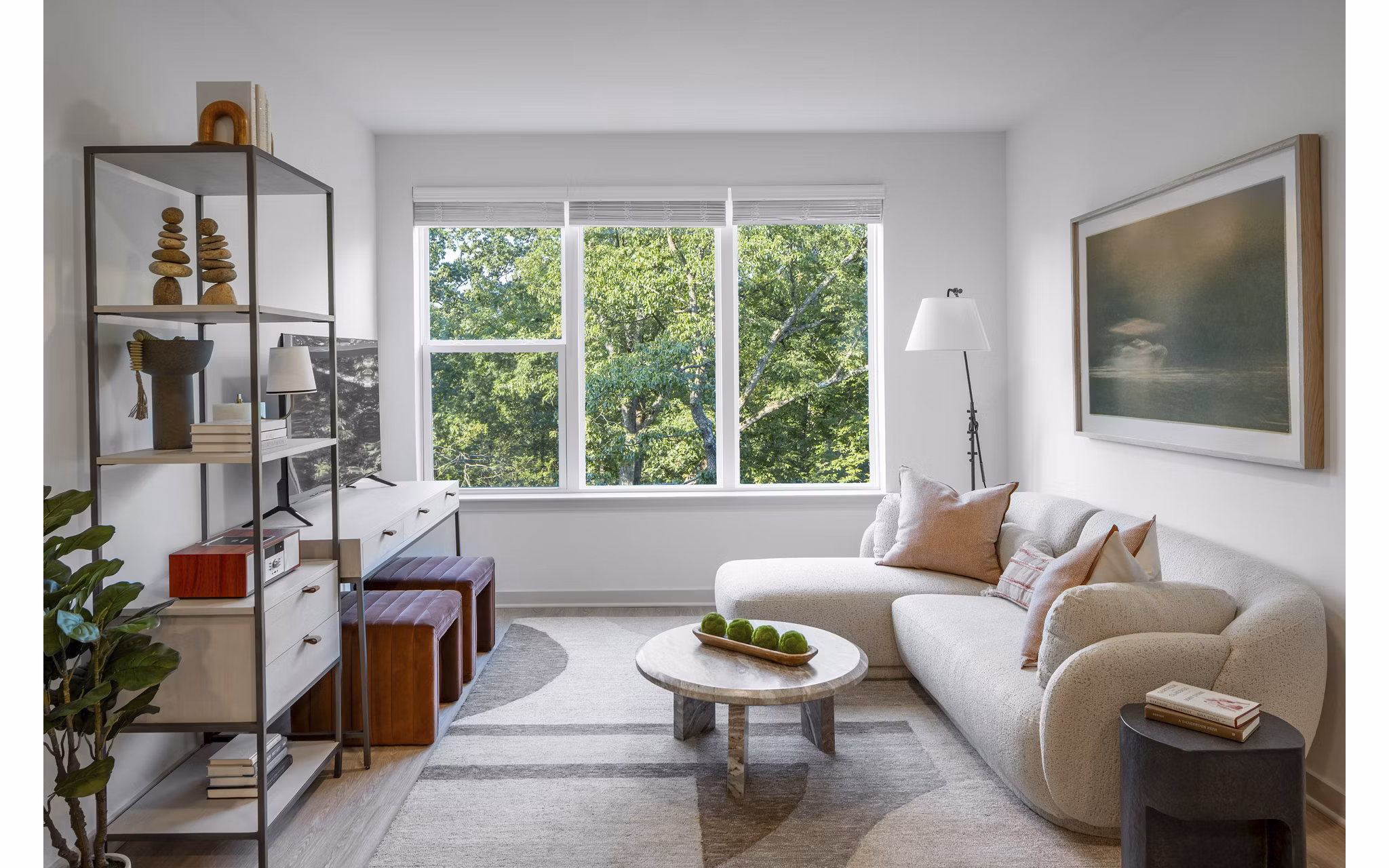 living room at Wyatt Apartments