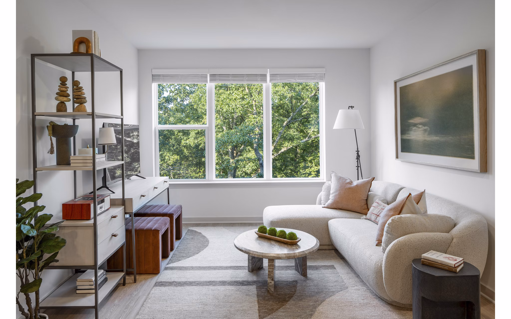 living room at Wyatt Apartments