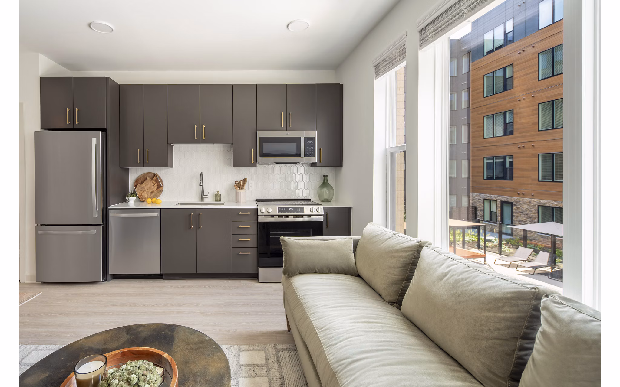 living room at Wyatt Apartments