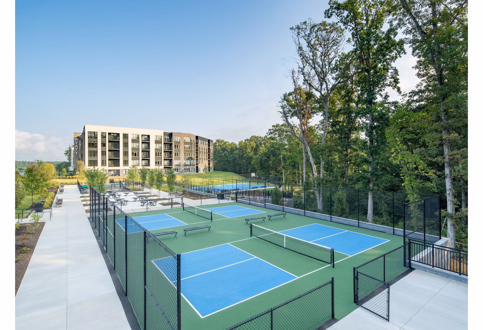 sport court at Wyatt Apartments