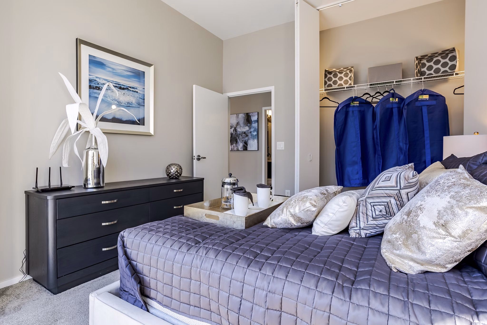 bedroom at Catalyst Apartments