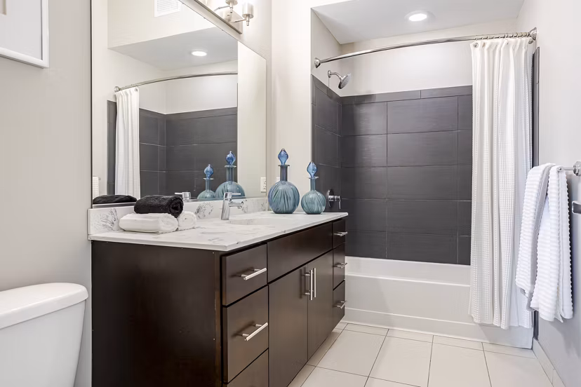 bathroom at Catalyst Apartments