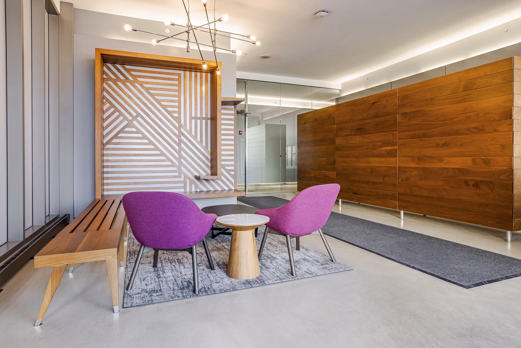 clubhouse at Catalyst Apartments