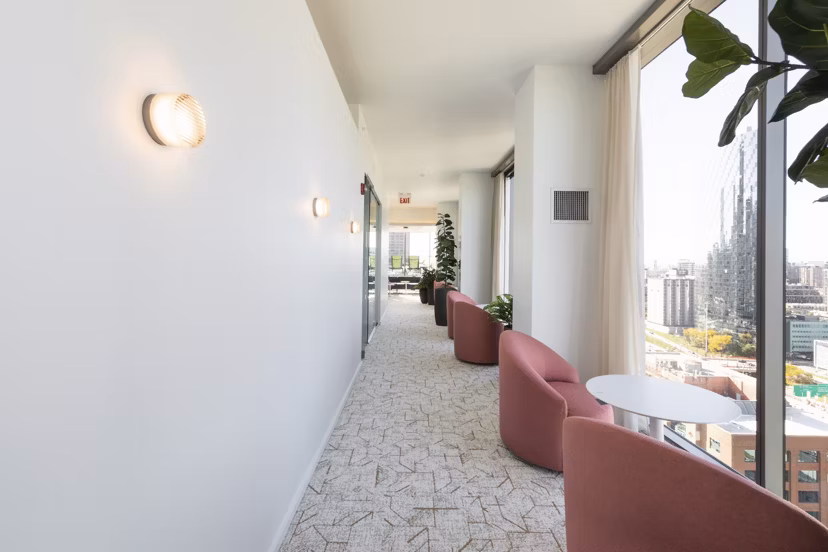 clubhouse at Catalyst Apartments