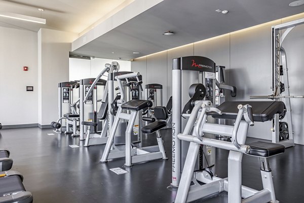 fitness center at Catalyst Apartments