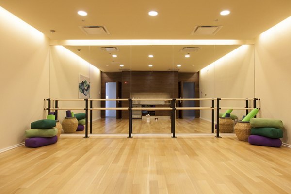fitness center at Catalyst Apartments 