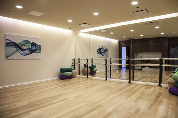fitness center at Catalyst Apartments 