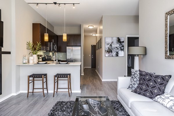 kitchen at Catalyst Apartments