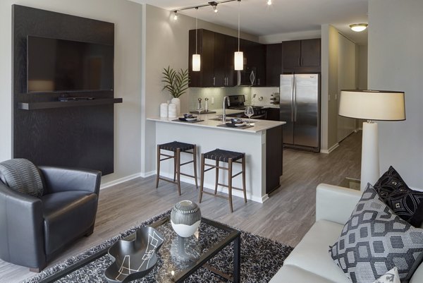 living room at Catalyst Apartments 