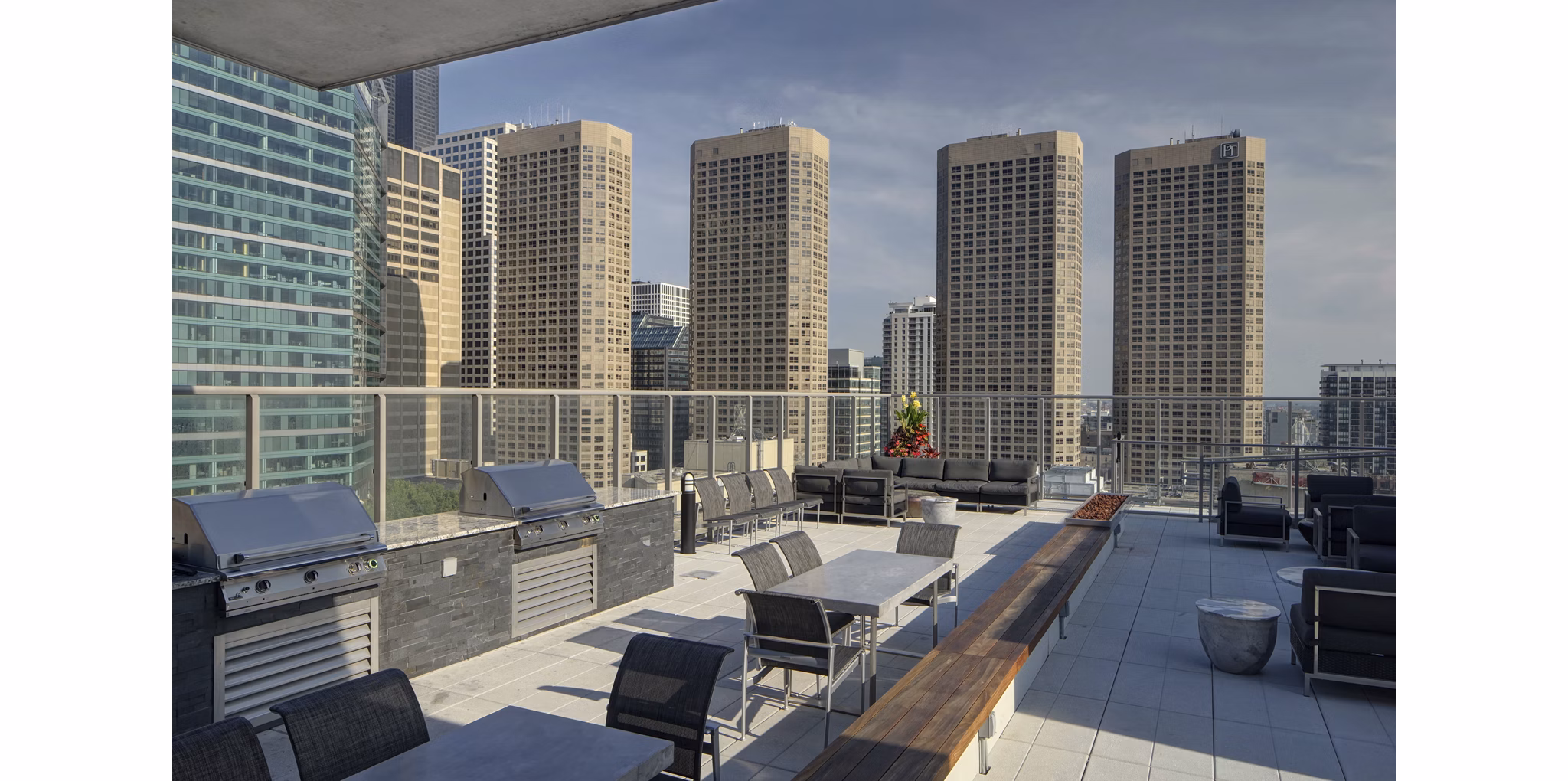 patio at Catalyst Apartments 