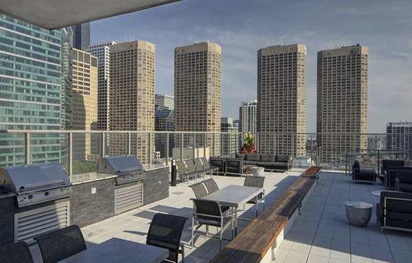 patio at Catalyst Apartments 