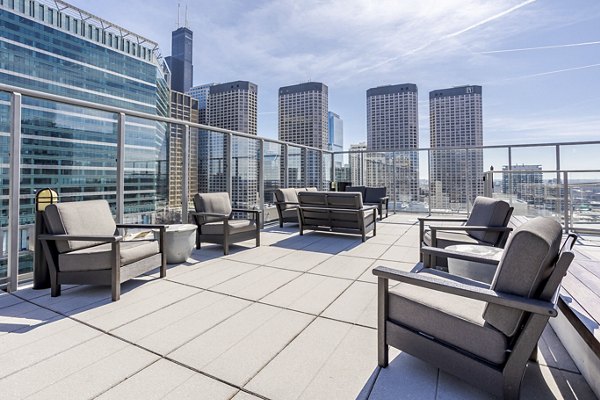 patio at Catalyst Apartments
