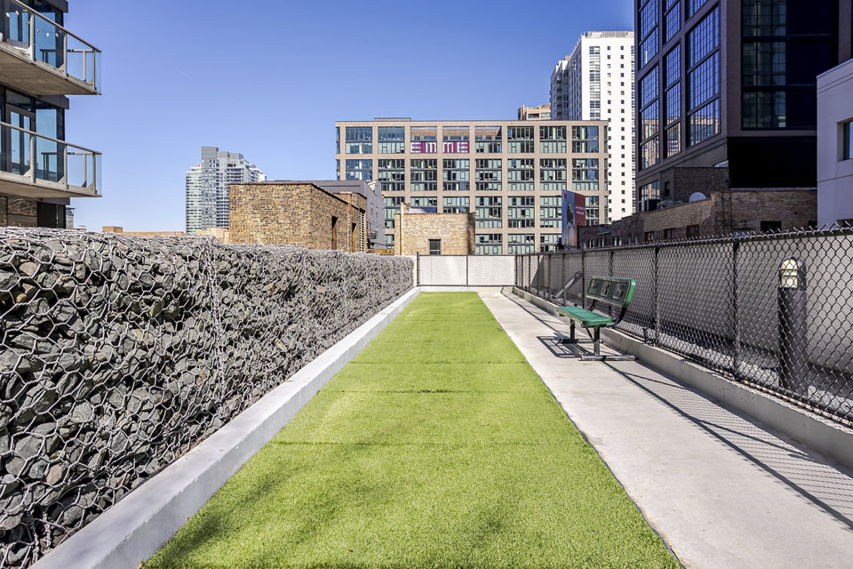 recreational area at Catalyst Apartments