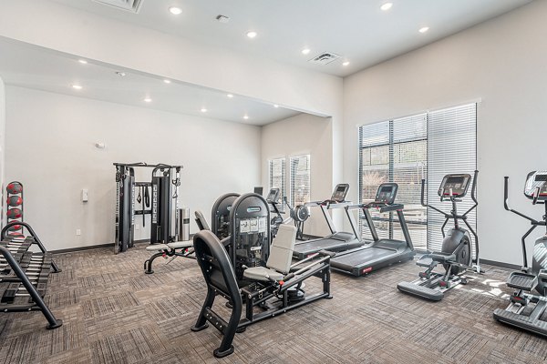 fitness center at Marq at Monument Ridge Apartments