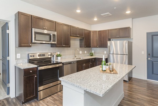 kitchen at Marq at Monument Ridge Apartments